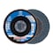 Pferd 4-1/2" x 7/8" A.H. POLIFAN Flap Disc - Z SG POWER STEELOX, Zirconia, 60 Grit, Conical 62223 - alternate 1